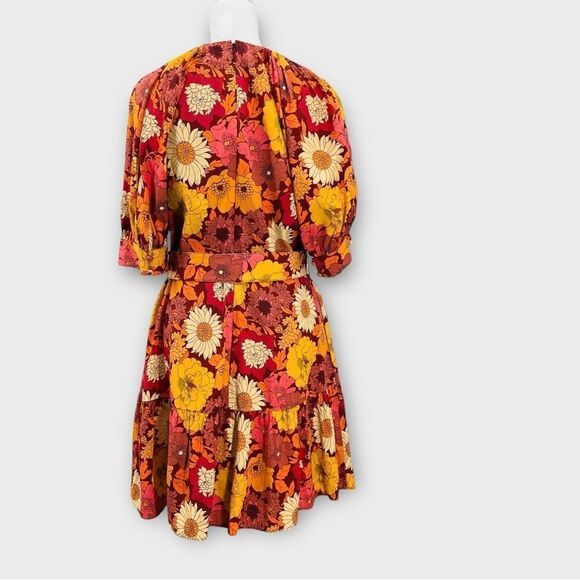 Ted Baker London Patti Floral Belted Mini Dress Women’s Size 3/US M - Picture 10 of 13